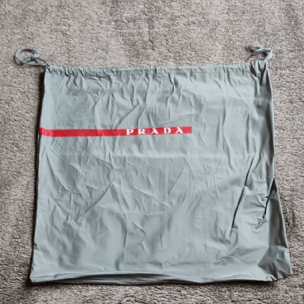 Prada Vinyl Shoe Bag Drawstring